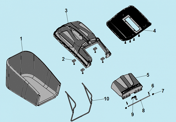 5 ТРАВОСБОРНИК ГАЗОНОКОСИЛКА CHAMPION LM4622