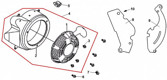 6 СТАРТЕР ВИБРОПЛИТА  CHAMPION PC5431F