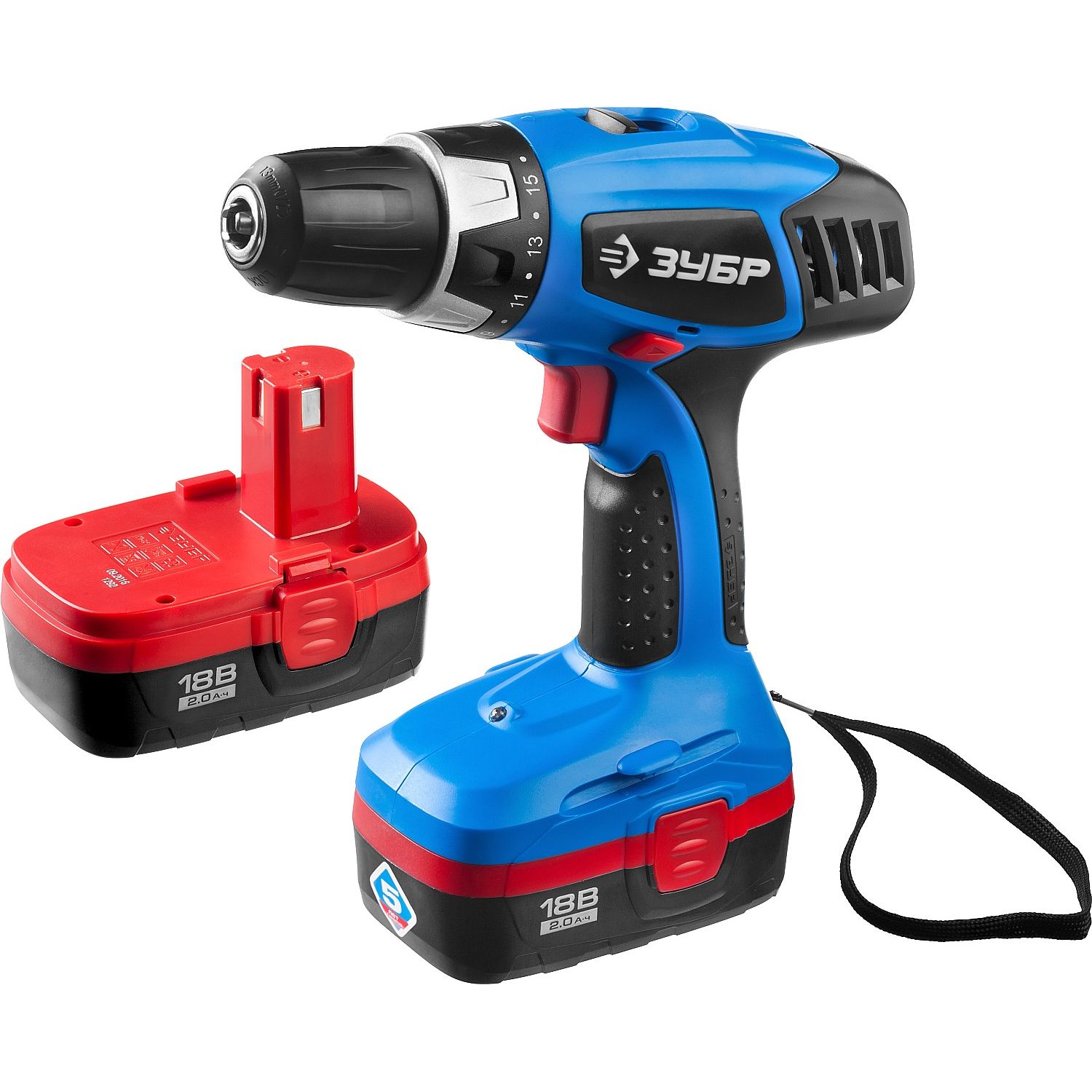Дрель - шуруповерт, 2 АКБ ЗДА-18-2 КИН20